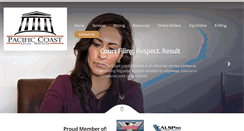 Desktop Screenshot of pacificcoastlegal.com